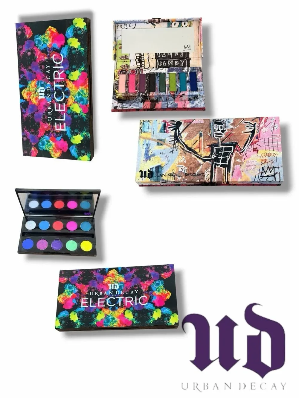 Urban Decay Vibrant Eyeshadow Palettes - Jean Michel Basquiat & Electric